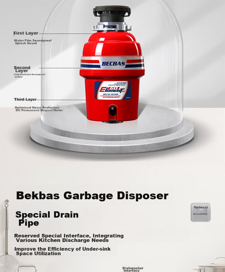 BE CBAS (BECBAS) Intelligent Garbage Disposal Processor, Automatic Reverse Wireless Switch E60Plus 23