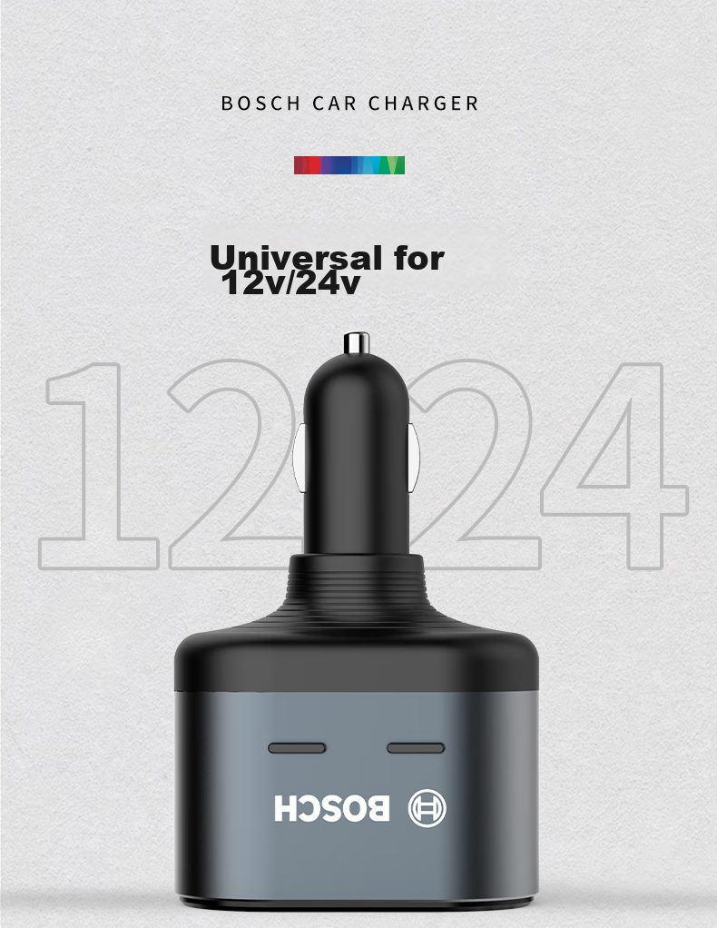 BOSCH PS700 Car Charger, Multi-Functional Car Cigarette Lighter Adapter, USB Car Charger with Fast Charging Functio 13