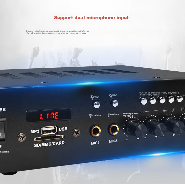 Newmine R16 Constant Voltage Ceiling Speaker Sound System Set, Suspended Ceiling Background Music Public Address Amplifier Speaker System (One-To) 5