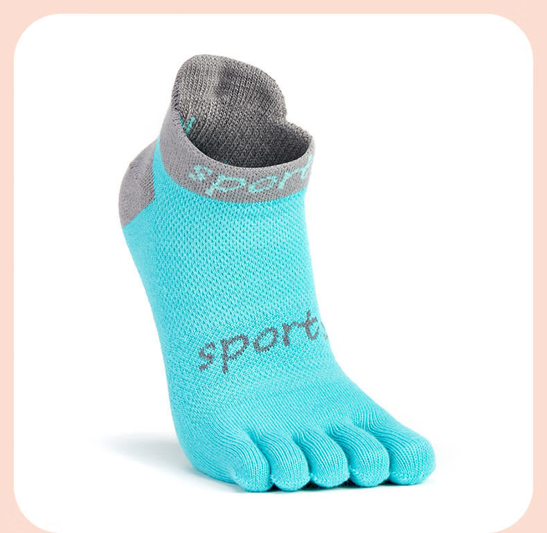 TFO Competition-Grade Quick-Dry Five-Toe Socks, Breathable Running Socks, Outdoor Hiking Trail Socks A2202310 Orange 15