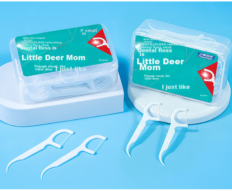 FAWNMUM Dental Floss Picks with Round Thread, 50 Pieces X 3 Boxes, Family Pack for Cleaning Teeth Gaps, Ultra-Thin Toothpicks, Convenient to Use 16
