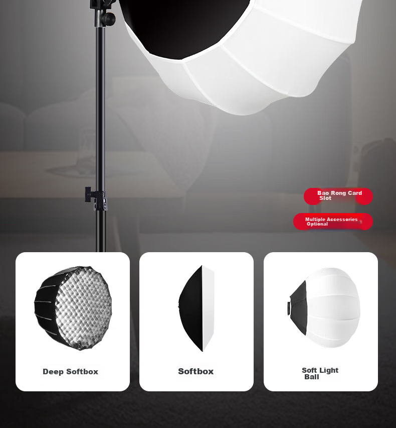 Hakutatz XL-200W Softbox Kit, Live Streaming Fill Light, Professional Photography Lighting, Soft Sunlight Lamp, Continuous Light, Children's Photography, Video Portrait, Streamer Clothing, Light Box Equipment 17