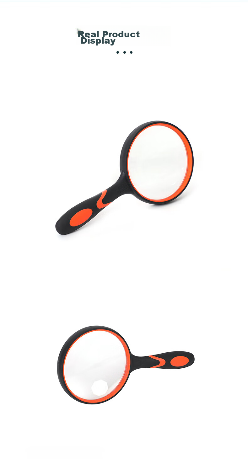 StarMICRO Magnifying Glass, High-Definition Handheld Magnifier for Children And Elementary School Students, Elderly Reading Magnifier, High-Magnification, Extra-Large, Portable, Shockproof And Drop-Resistant, 100MM 9