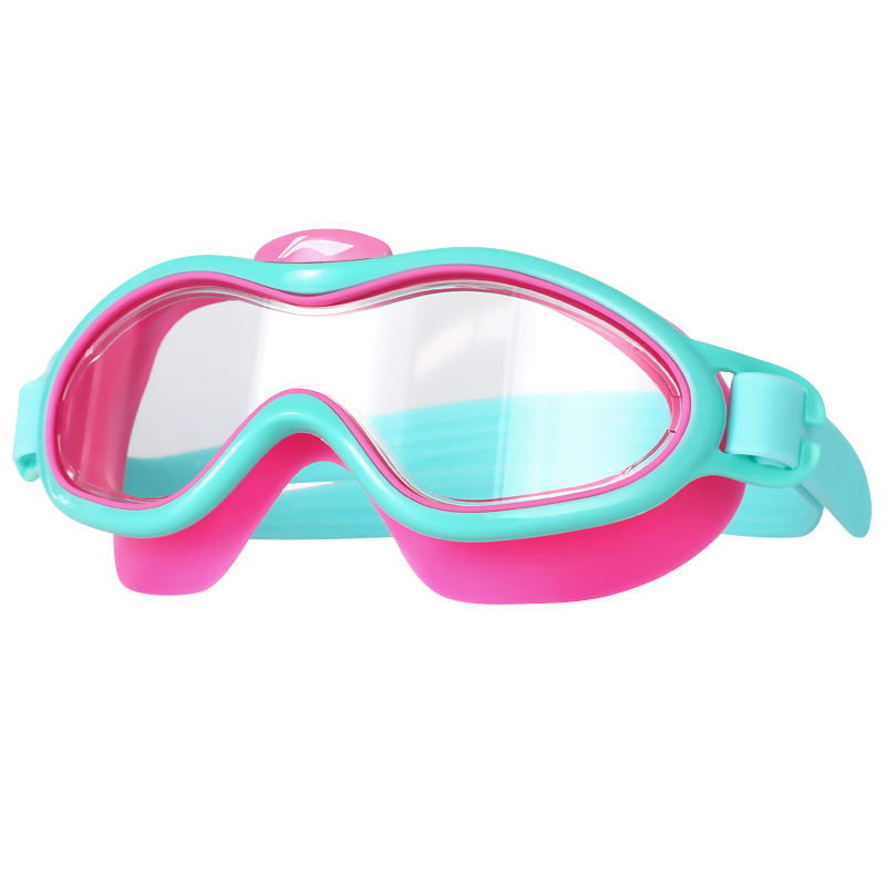 Li-Ning Children's Swimming Goggles for Boys And Girls, Waterproof Anti-Fog Swim Glasses, Kids' Diving Protective Goggles LSJR700-3 Water Gree