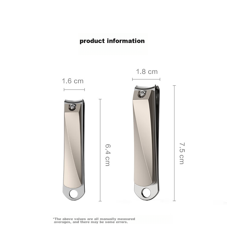 JD Original Fengren Pro Nail Clipper, German Precision Nail Scissors, Stainless Steel Nail Clippers, Manicure Set with High Hardness, 3-Piece Set 13