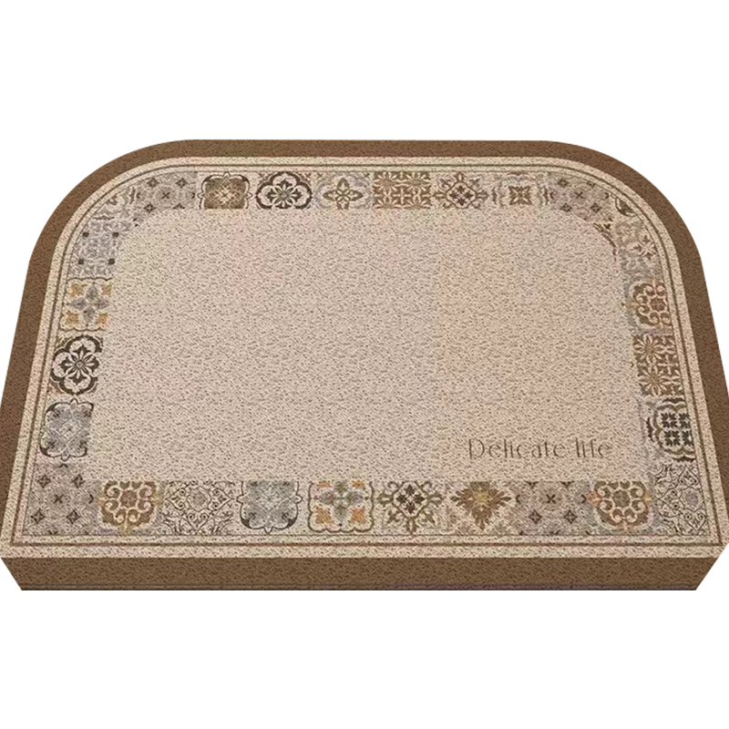 MOON TIME Entrance Mat, Doorway Foot Mat, Indoor Doormat, Loop Pile, Dirt-Resistant, Non-Slip Floor Mat, 60*90cm, Moses