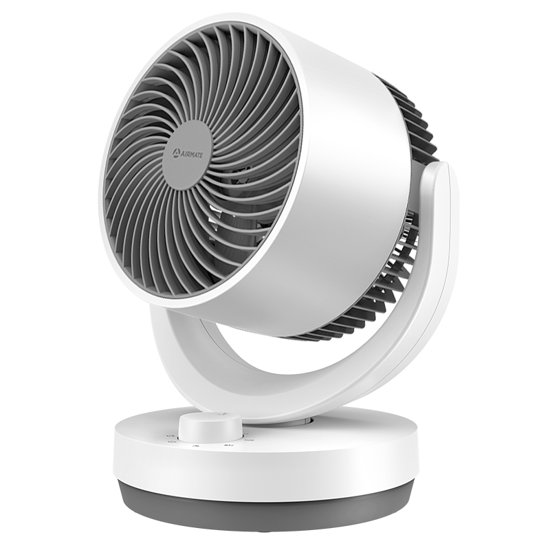 AIRMATE Air Circulation Fan, Energy-Saving Home Use, Small Floor-Standing High-Power Electric Fan, Desktop Mini Fan, Dormitory Bedroom Tabletop Quiet Light-Weight Oscillating Gentle Wind Fan X28