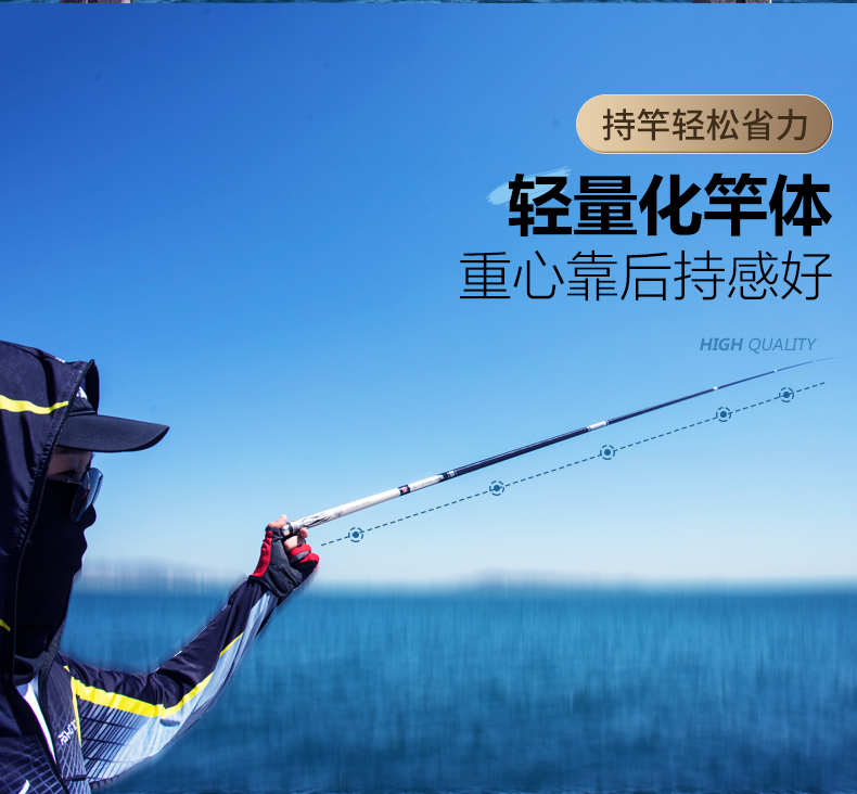 GW Fishing Rod, Handheld Rod, 5.4 Meters, Strong Hand, Lake And Reservoir Fishing Rod, 5H Ultra-Light, Ultra-Hard, 28-Section Large Comprehensive Rod, Fishing Pole, Fishing Tackle 8