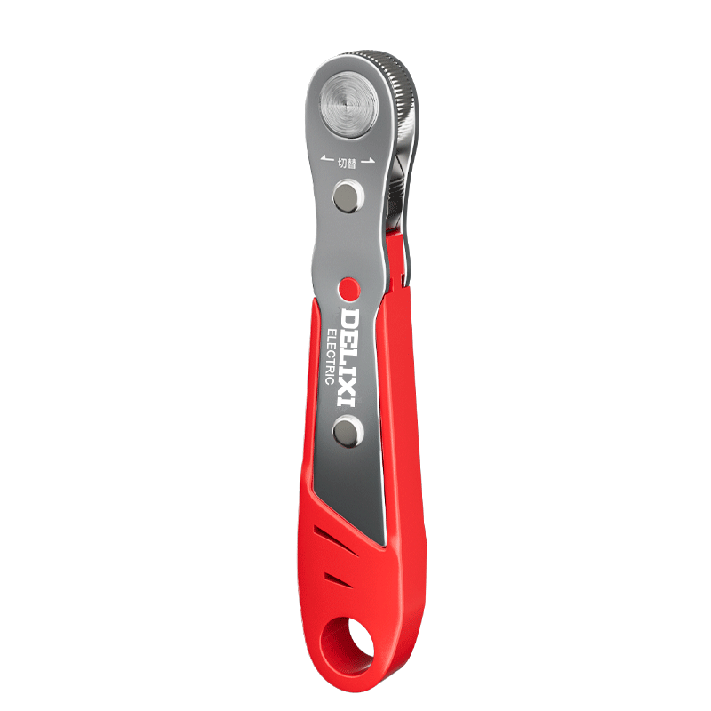 DELIXI Ratchet Screwdriver Set with Straight And Bent Heads, Cross And Flat Screwdriver Bits Kit