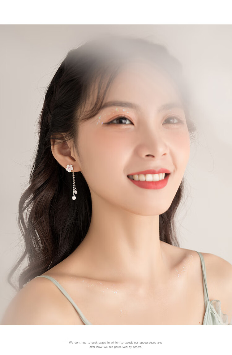 Dijing 999 Sterling Silver Earrings for Women, 2026 New Style Birthday Gift for Girlfriend, One-Week Stud Earrings, Ear Ornaments, Ear Drops 17
