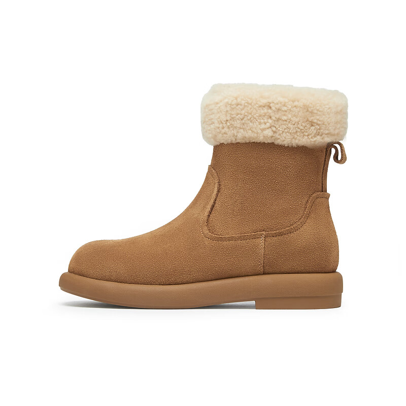 TEENMIX Snow Boots, Warm Women's Boots, Brown, Size 35