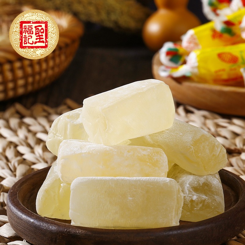 圣福记高粱饴拉丝软糖原味 500g 正宗山东特产 老式糖果 怀旧零食