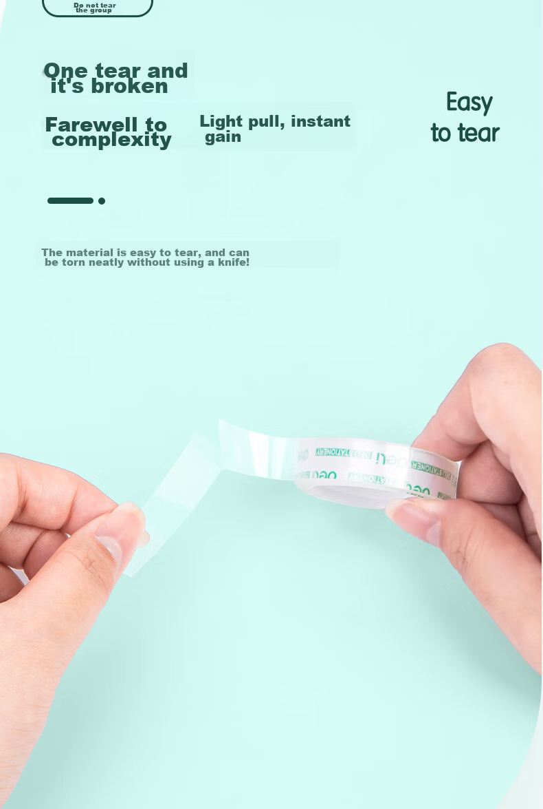 Deli Easy-Tear High Transparency Tape, 12mm*18y High Adhesive Small Tape, Back-To Essential School Supplies, Error Correction Student Stationery, 12 Rolls, Office Supplies, 30013 4