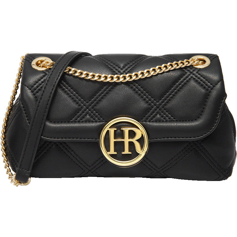 HR Handbag, Women's Crossbody Bag, Small Purse, Fashionable Diamond Pattern Chain Bag, Birthday Gift for Girlfriend