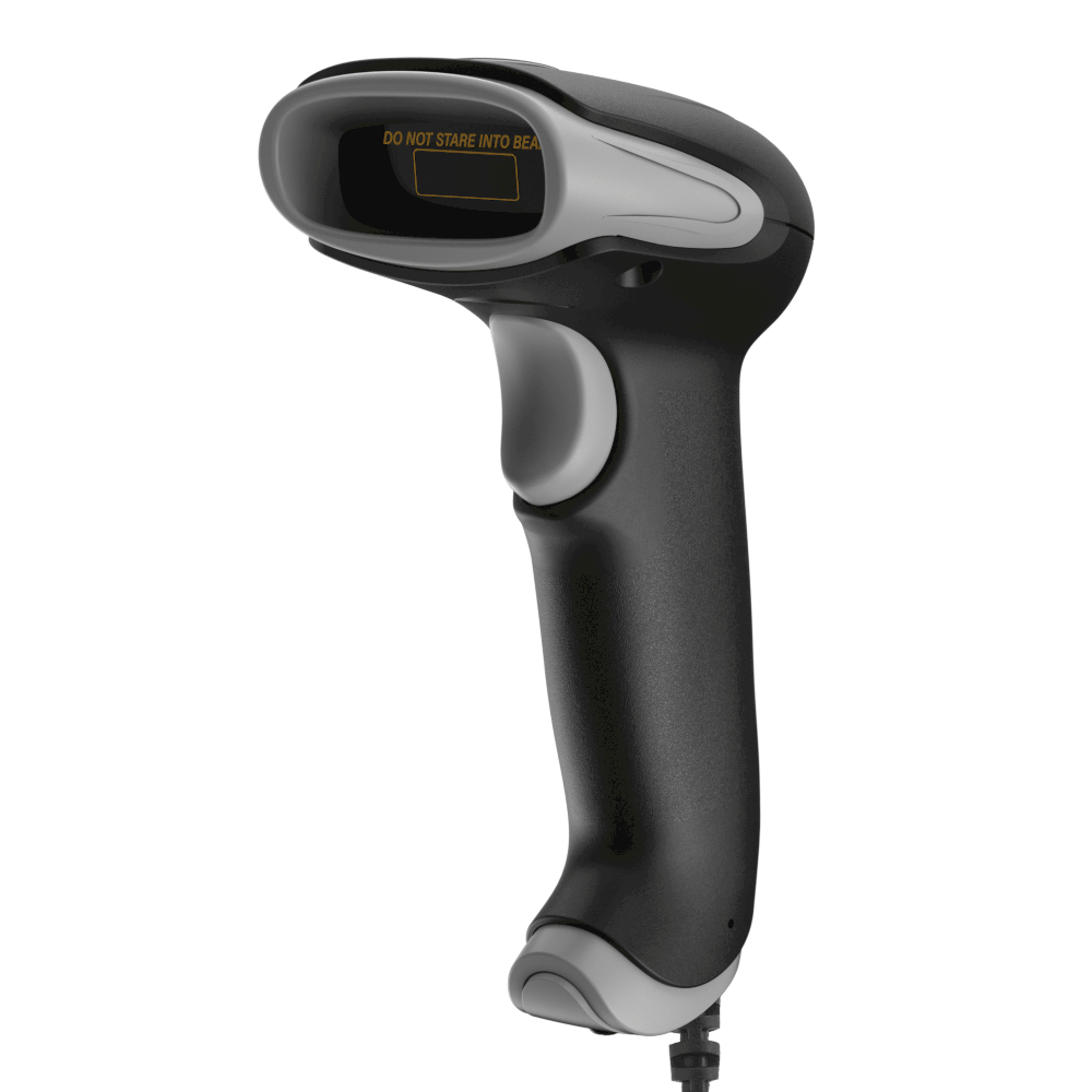COMIX Wired Barcode Scanner QX121 One-Dimensional QR Code Screen Code Barcode Scanner for Supermarket Cashier Medical Insurance Payment Pharmaceutical Express Logistics Black