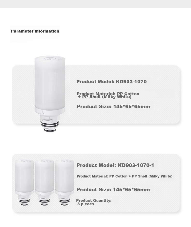 JOMOO Smart Toilet Pre-Filter, Household Waterless Tank Filter, Water Purification Filter, KD904-1111 8