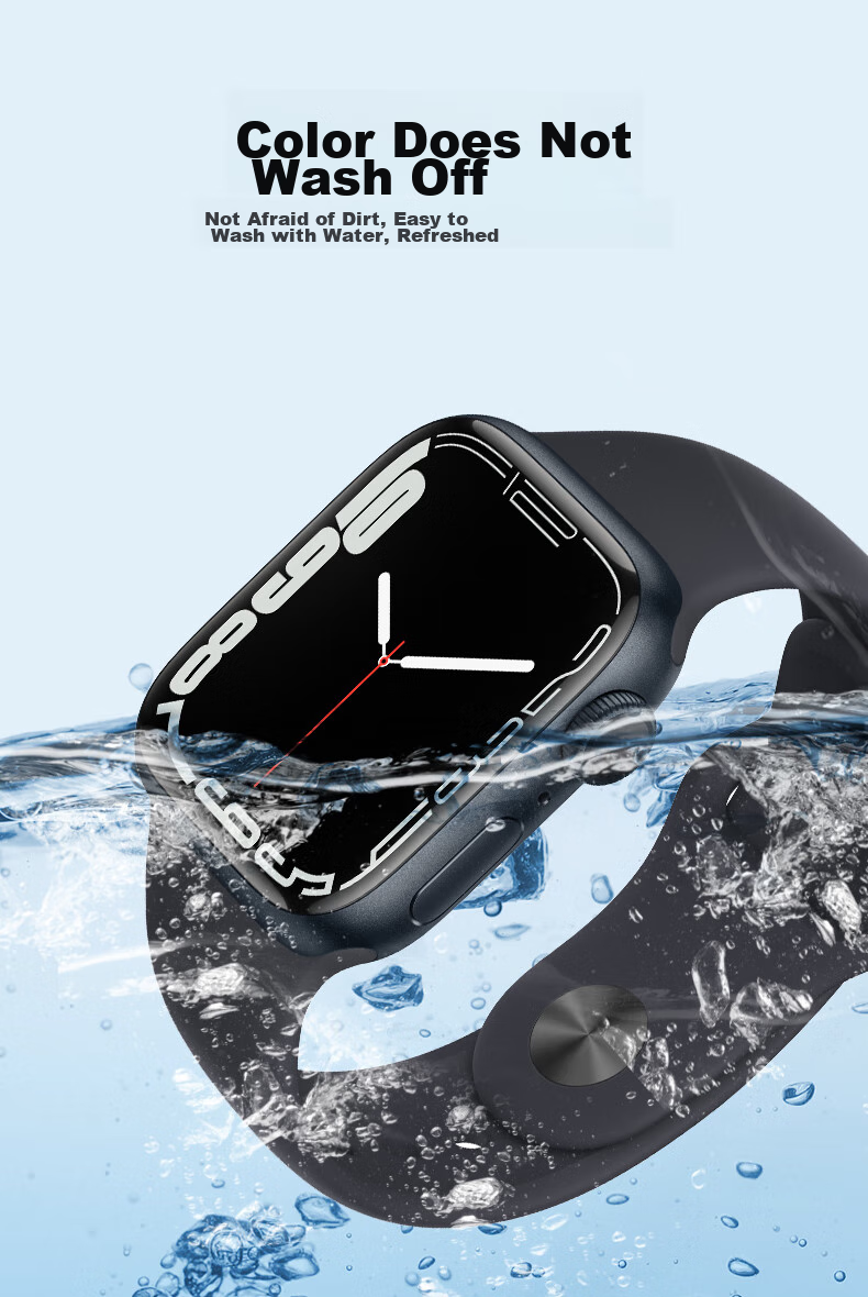 BHO [Over 1 Million Sold Online] Compatible with Apple Watch Band, Suitable for Apple Watch S12 Sports Band, IWatch S11/10/9/ultra4/se Silicone Strap 7