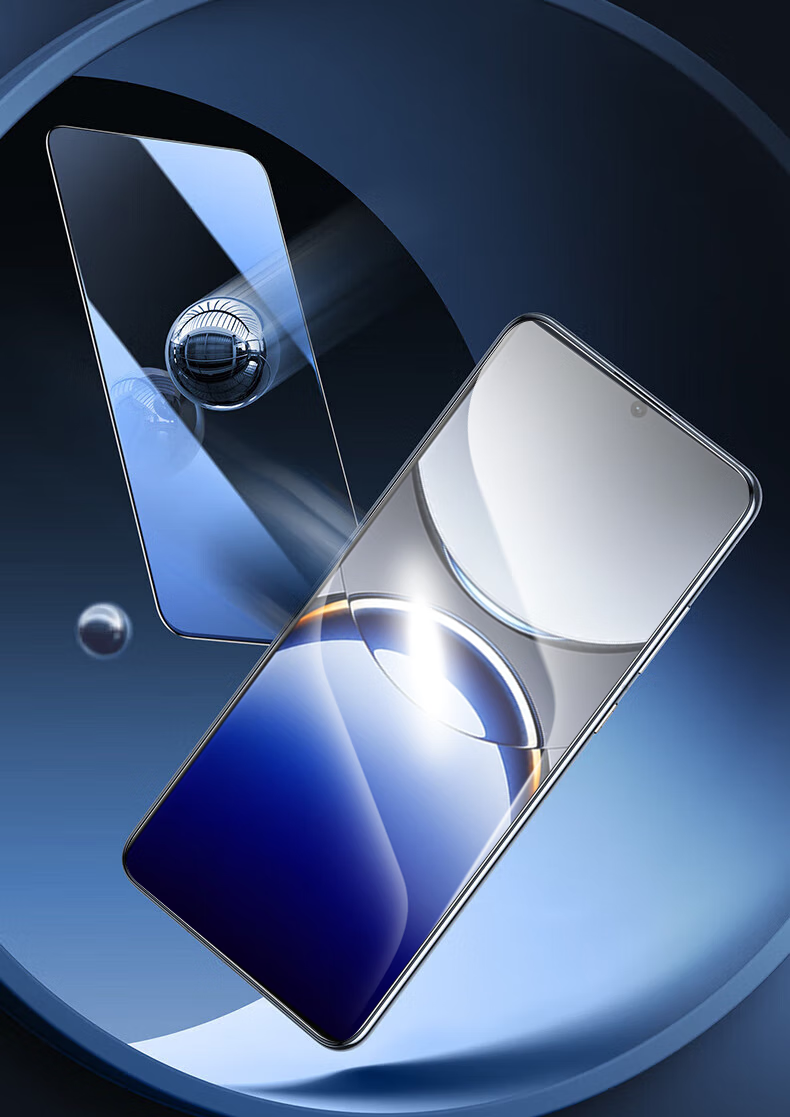 Baozou [2-Pack - Replacement Guaranteed] Tempered Glass Screen Protector for OPPO Find X8s+, Full Coverage HD Anti-Fingerprint Shatterproof Film for OPPO Find X8s+ Smartphone 3