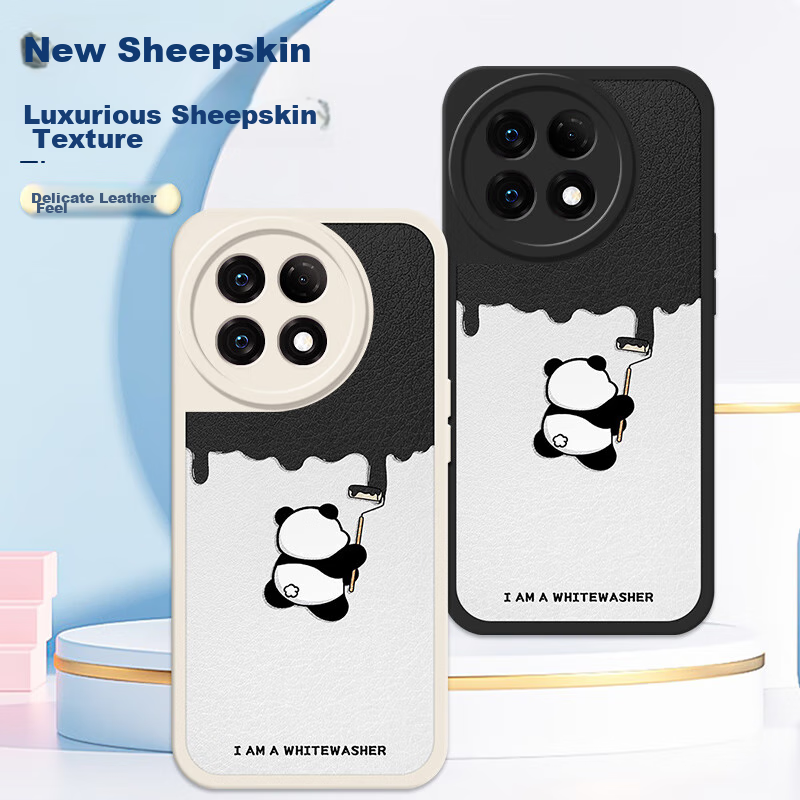 Чехол Bashidai для OnePlus Ace 2, силиконовый, противоударный, с полной защитой камеры, с внешней оболочкой из кожи ягненка, для мужчин и женщин, с рисунком черного медведя