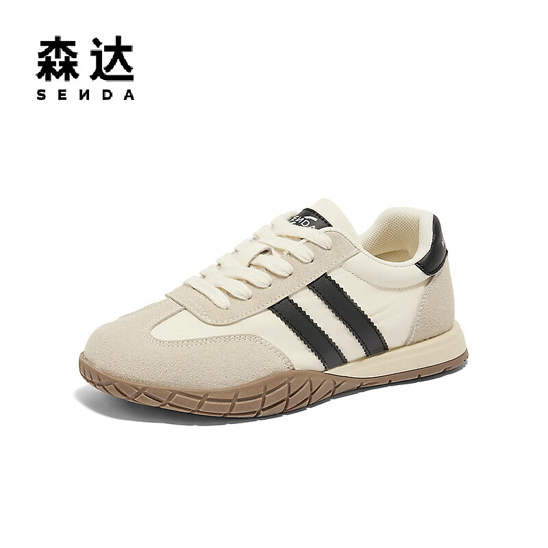 SENDA Agan Women's Shoes, Non-Slip, Sold by JD, Comfortable Outdoor Sports Casual Shoes, Women's Dexun Shoes, Black, Size 34