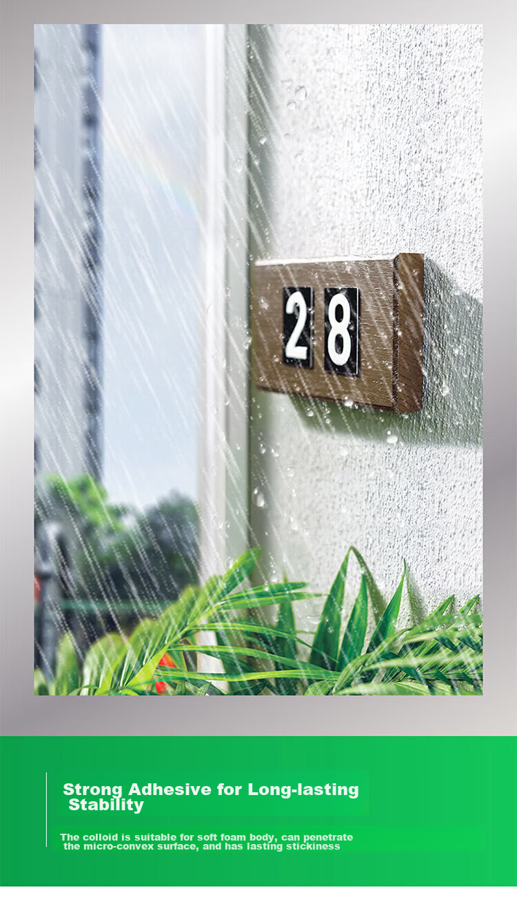 3M Double-Sided Tape for Car Logo And ETC, Strong Outdoor Adhesive Tape Resistant to High And Low Temperatures, Width 19mm Length 4m Thickness 1.1mm 6