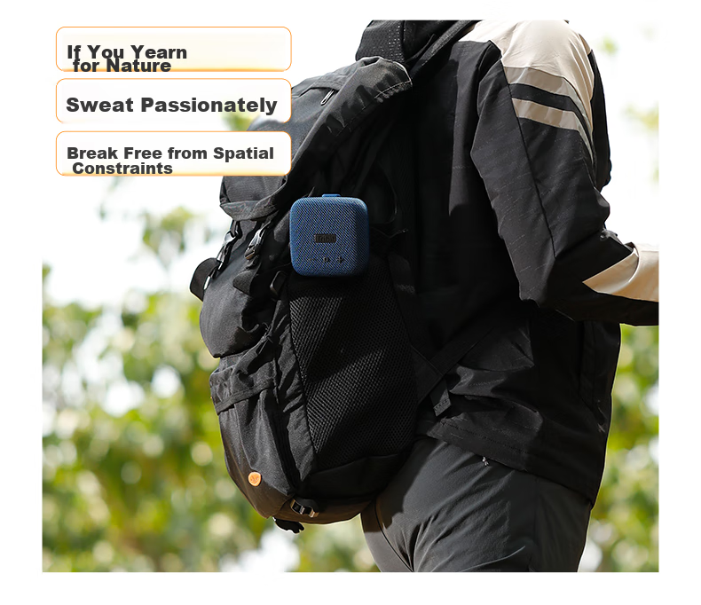 Tribit FunCube 3rd Gen Bluetooth Speaker Portable Outdoor Cycling High Volume Bass Waterproof Wireless Speaker High Quality Sound 2026 Latest Black 4