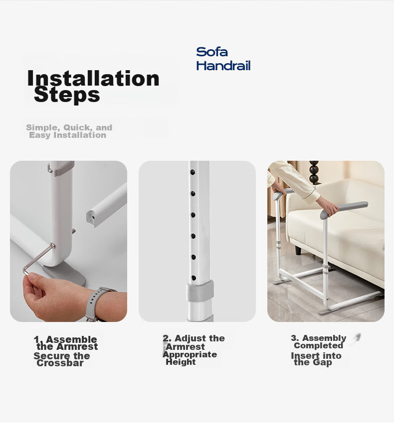 Meiruide Elderly Sofa Armrest Riser, Toilet Anti-Slip Support Frame for Pregnant Women, TY-FS 16