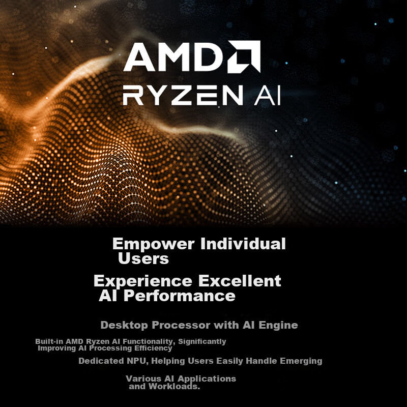 AMD Ryzen 5 8600G Processor, 6 Cores 12 Threads, Built-In NPU Supports AI, Includes Radeon Graphics Integrated, Boxed CPU for Gaming And Valve/Parallels/CSGO 6