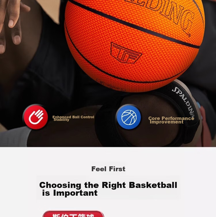 SPALDING SPALDING Moisture-Absorbing And Dustproof TF Indoor And Outdoor PU Adult Size 7 Basketball 77-962Y 3