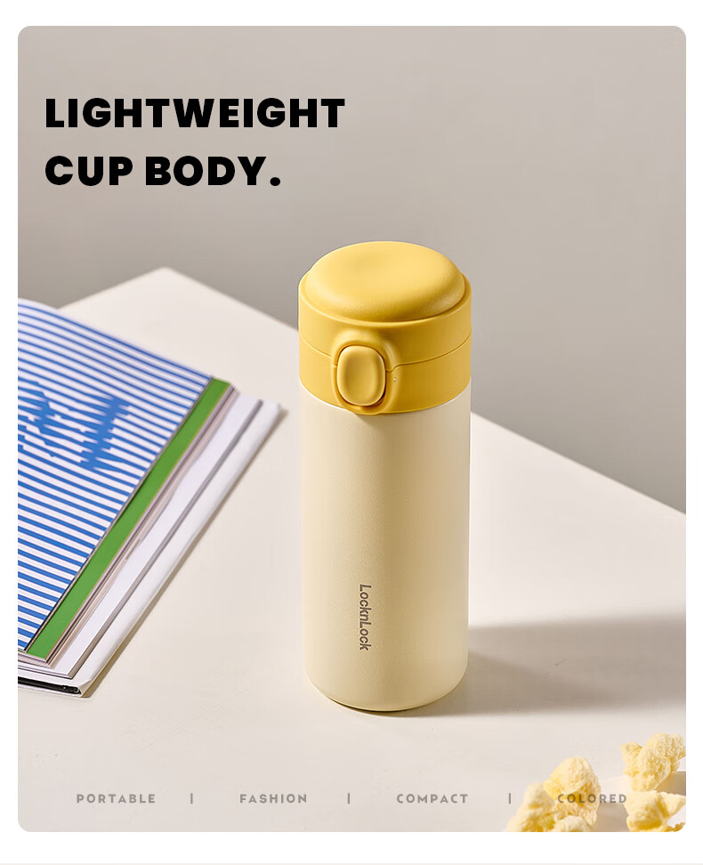 LOCK&LOCK Insulated Water Bottle for Children, School-Specific Cup for Ages 6-12, Direct Drinking Cup for Elementary Students And Women, 350ml Small Capacity Mug 5