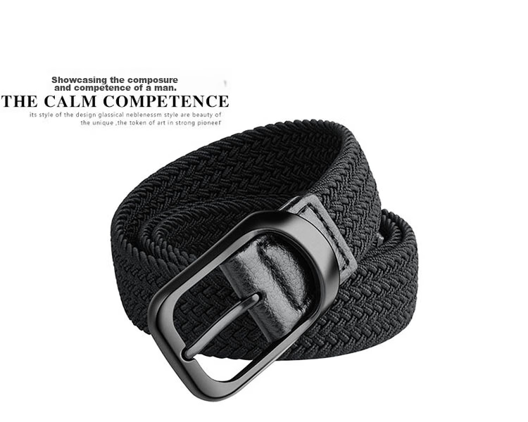 HALFEEL No-Hole, No-Drill Woven Belt for Men And Women, Elastic Canvas Belt with Elastic Band, Student Military Training Belt, Father's Day Gift 3