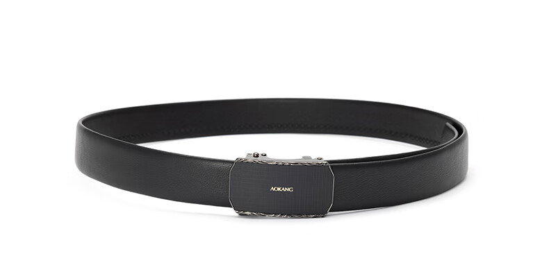 Aokang Men's Automatic Buckle Belt, Business Gift Box, Top-Grain Leather Trouser Belt, Birthday Gift for Husband 13