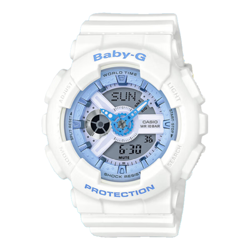 Casio Women's Watch, BABY-G Student Sports Digital Watch, Japanese And Korean Style, Gift for Girlfriend, BA-110XBE