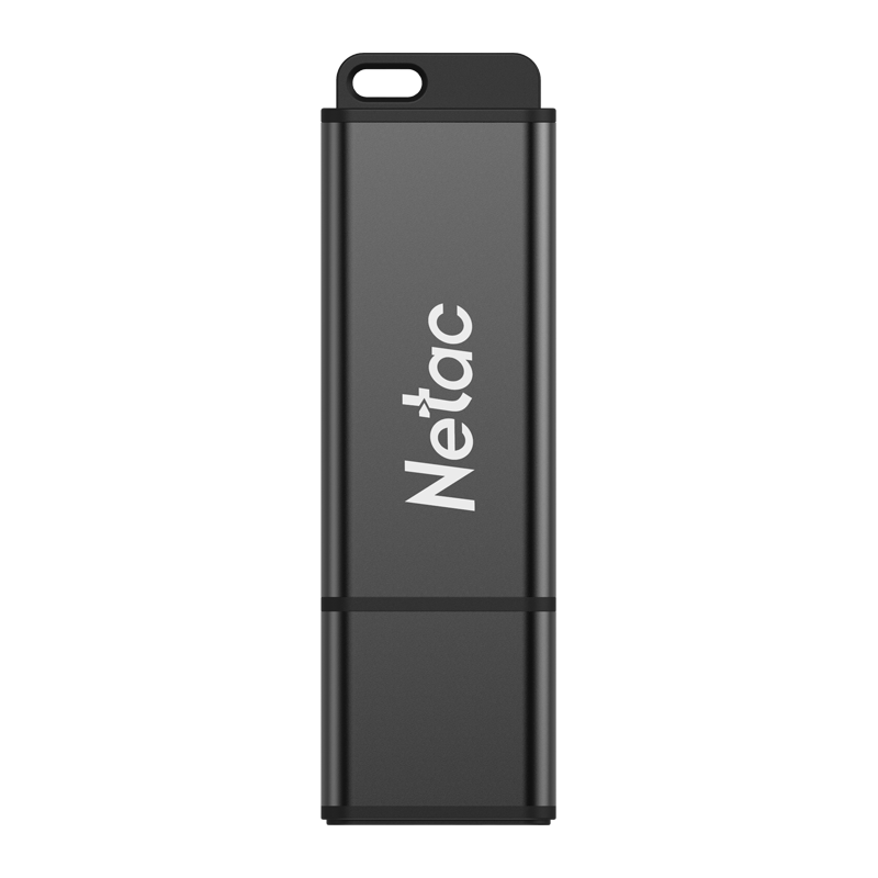 Netac 128GB USB3.2 Flash Drive U355, Black, High-Speed Metal Flash Drive, Encrypted File Storage Device