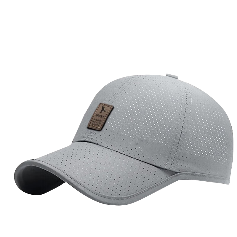 Huili Sun Protection Hat for Men, Outdoor Baseball Cap, Breathable Sports Sun Visor, Casual Duck Tongue Mesh Hat, Versatile Couple's Large Head Circumference