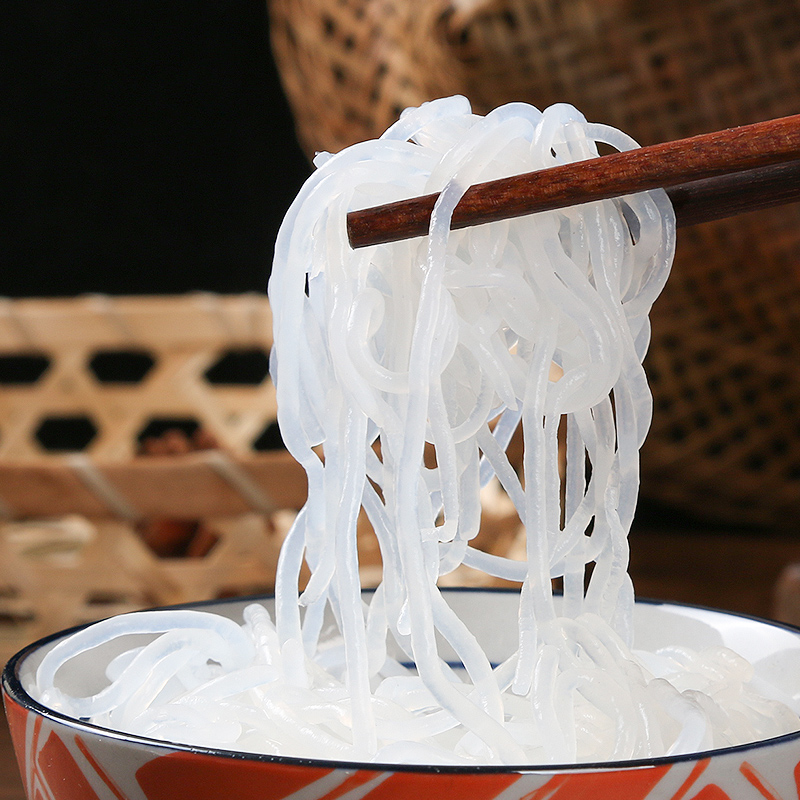 蜀姑娘魔芋粉丝248g*10袋 0脂肪 健身代餐魔芋结 速食火锅食材魔芋面