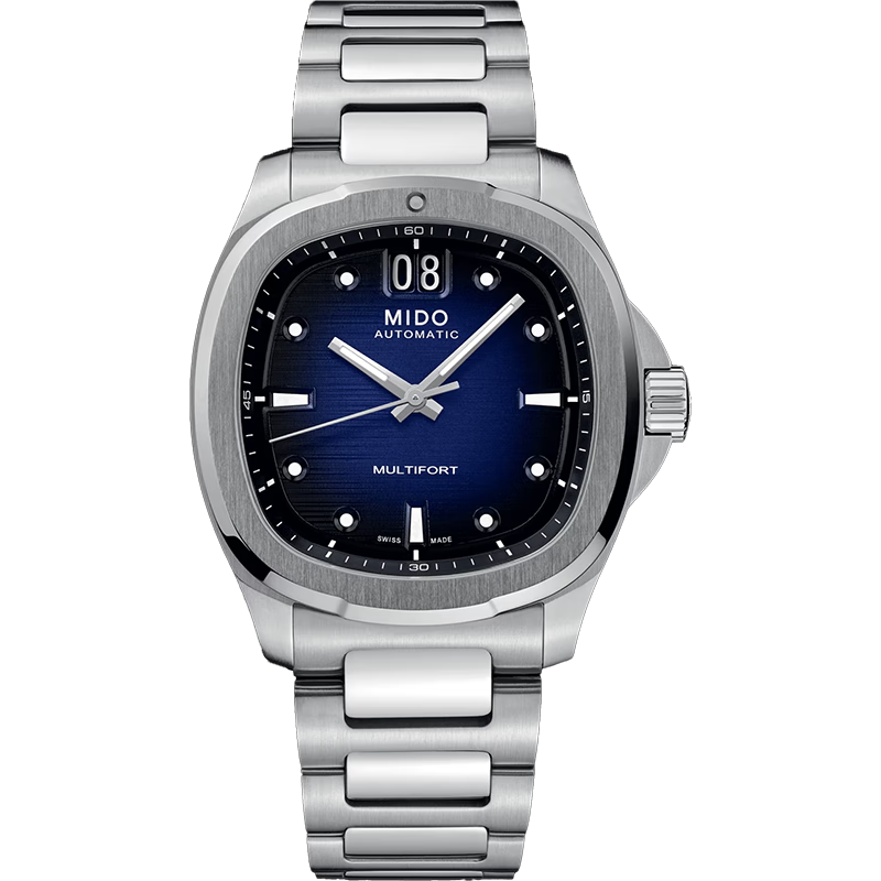 MIDO Swiss Watch, Rudder TV Large Calendar, Business Sports Casual, 80H Power Reserve Mechanical Men's Watch, Gift for Boyfriend