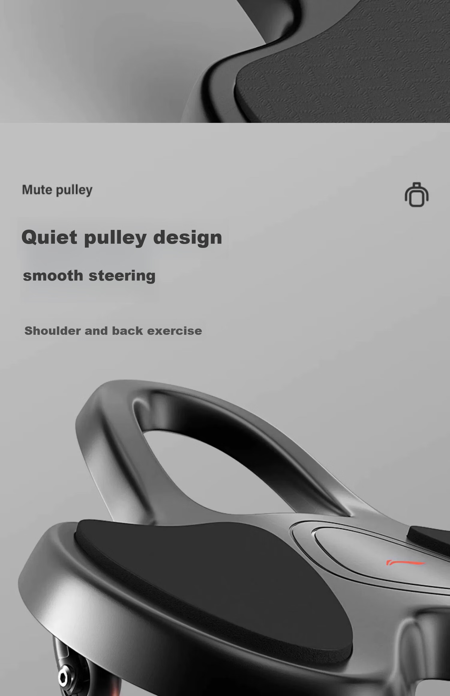 Li-Ning Elbow Support Ab Wheel Plank Training Device Roller for Men's Home Exercise Fitness Abdominal Muscle Workout Equipment 14