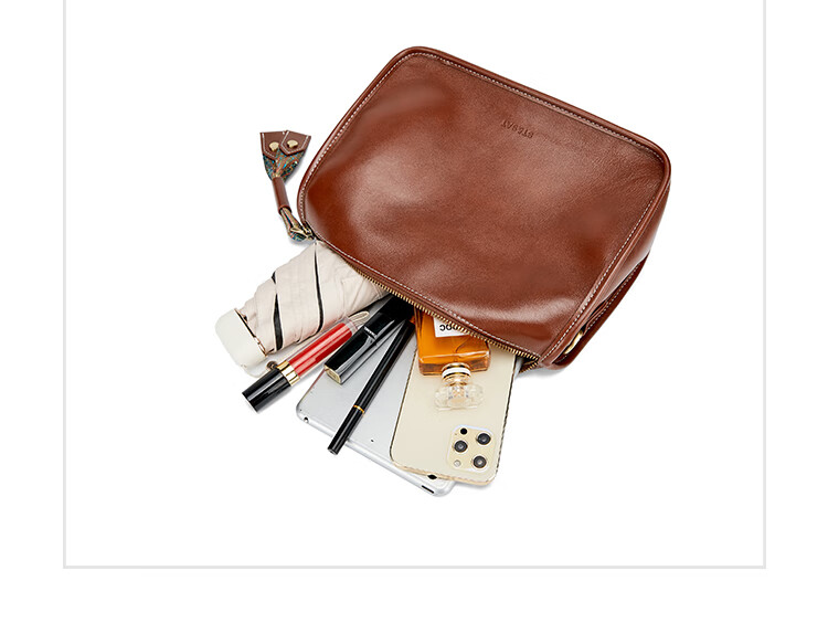 St&Sat Leather Large Capacity Bag, Crossbody Bag, Pillow Bag, Shoulder Bag, Practical Gift for Wife on May 20th 5