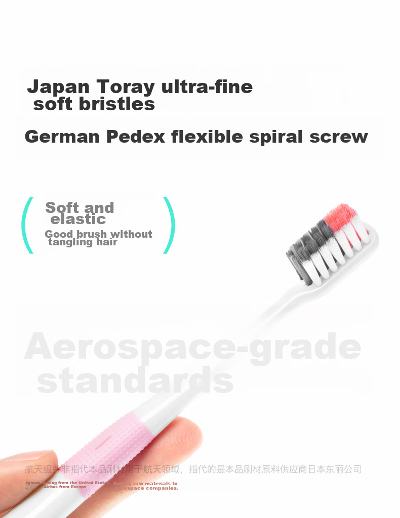 Beiyisheng DR.BEI Toothbrush, Soft Bristles, Ultra-Fine Soft Bristles for Gum Protection, Travel Pack, Small Brush Head, Single Pack, Random Color 6