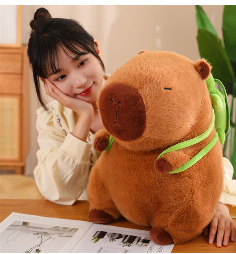 Beishangxing Capybara Plush Doll Large Stuffed Toy Children's Companion Pillow for Boys And Girls Birthday Gift 2