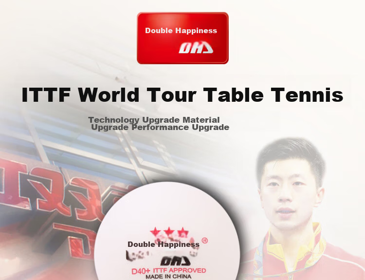 DHS Table Tennis National Team Commemorative Balls with Ma Long, Wang Chuqin, Sun Yingsha And Xiao Portrait, Set of 12 1