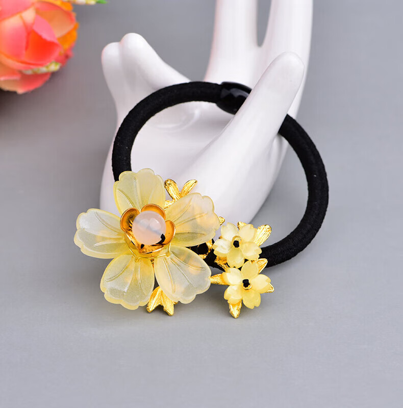 Gunai Simple Hair Ties, Elastic Bands, Hair Accessories for Women, New Cute Style on Instagram, Goddess Day And New Year Gift for Girls 3