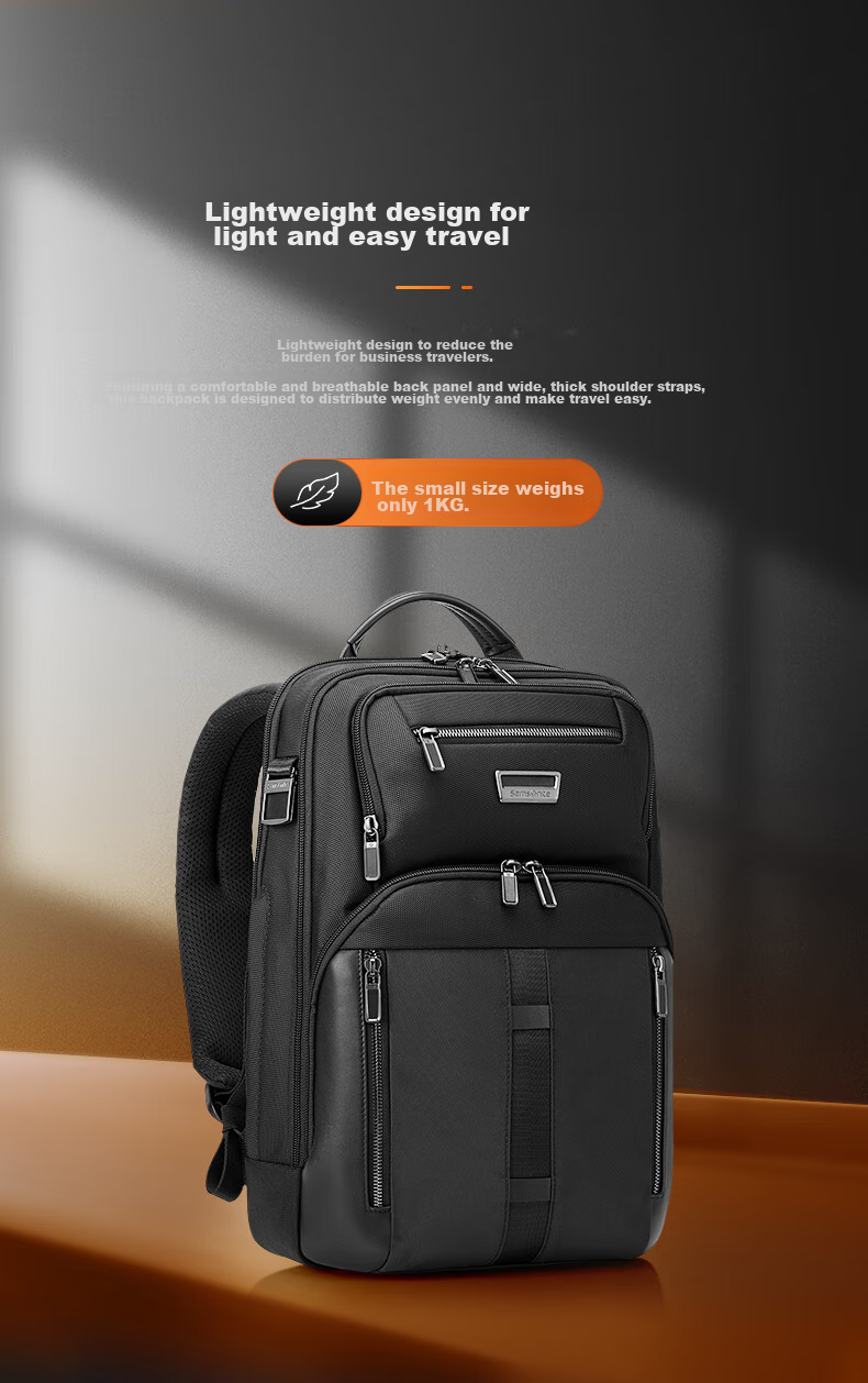 Xinxiuli Large Coffee Bag Men's Backpack, 15.6-Inch Laptop Bag, Business High-End Large Capacity Travel Bag, Father's Gift KO1 5
