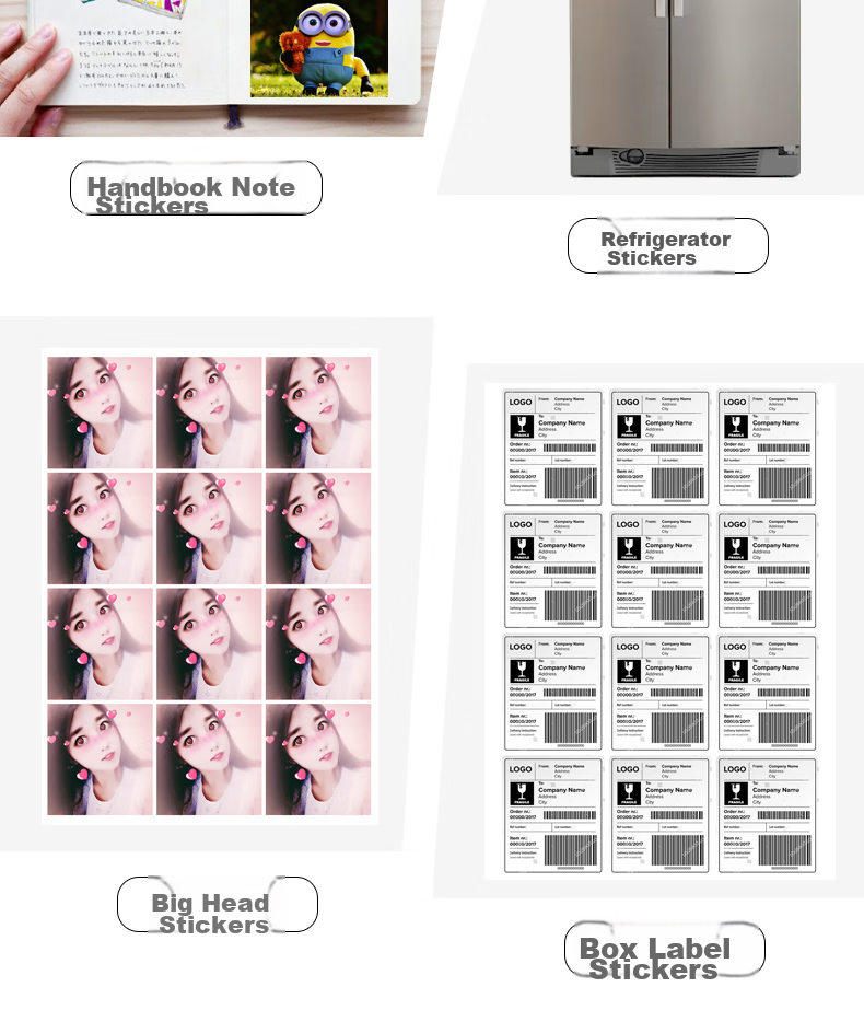 Elifo A5 Self-Adhesive Photo Paper with Backing, High Gloss Photo Paper, Self-Adhesive Paper for Photos, Self-Adhesive Printing Paper, Sticky Self-Adhesive, 100 Sheets 9