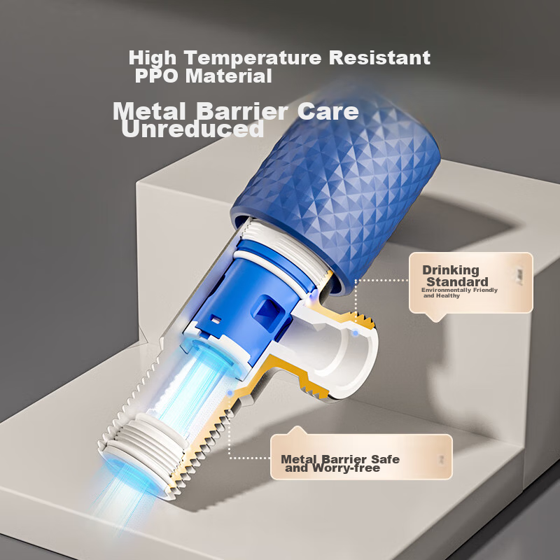 HEGII Angle Valve, Thickened Copper Alloy Triangular Valve, Toilet Angle Valve, Stop Valve, Hot And Cold Water Health Angle Valve HMA916