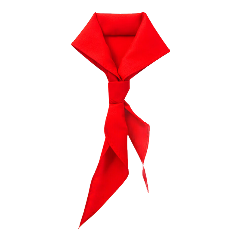 Siyicai Pure Cotton Red Scarf for Primary School Students, Young Pioneers, National Standard 1 Meter, 1 Piece, Red Scarf Wholesale Student Supplies