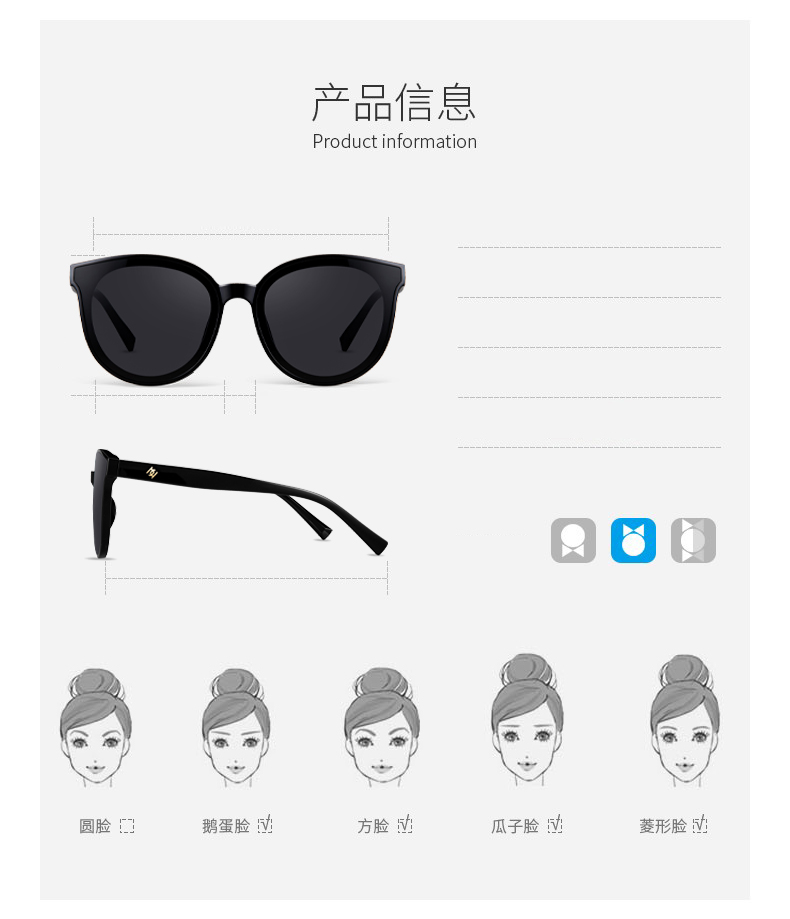 HELEN KELLER Sunglasses for Women, High-End Polarized Sunglasses, Driving-Specific UV Protection And Sun Protection Glasses, New Model 18