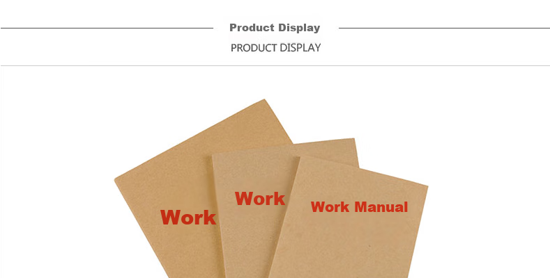 DiLe Premium Series 36K Work Manual Custom Notebook Kraft Paper Small Size Work Manual Journal Pocket Notebook 60 Sheets/book 4448-36K (Pack of 10) 1