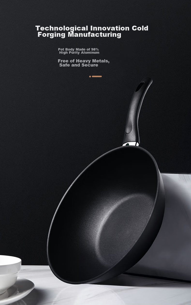 BALLARINI Non-Stick Wok, Imported Frying And Stir-Frying Pan, Lightweight, for Gas Stove, 30cm, Naples Series 13